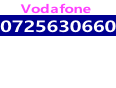 Vodafone  0725630660